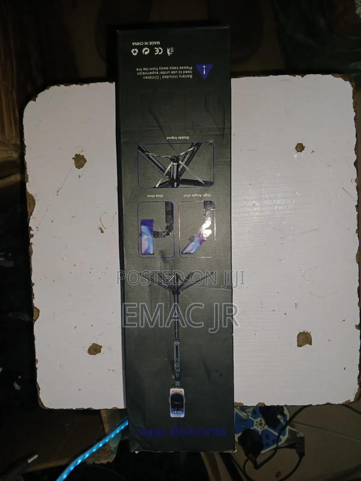 C12 Ai Tracking Selfie Stick Quadrupod, Ai Face Tracking Selfie Stick.