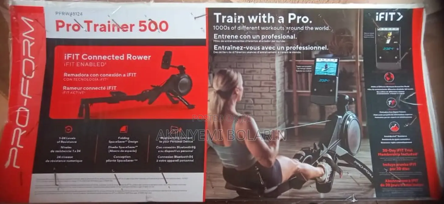 Ifit Pro 500 Rowing Fitness/Exercise Machine