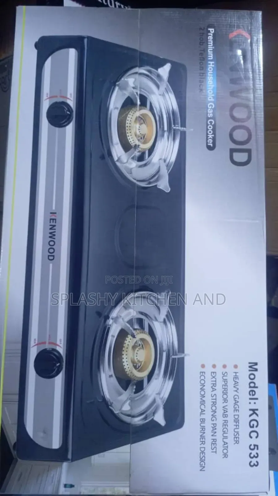 Kenwood Double Burner Gas Cooker