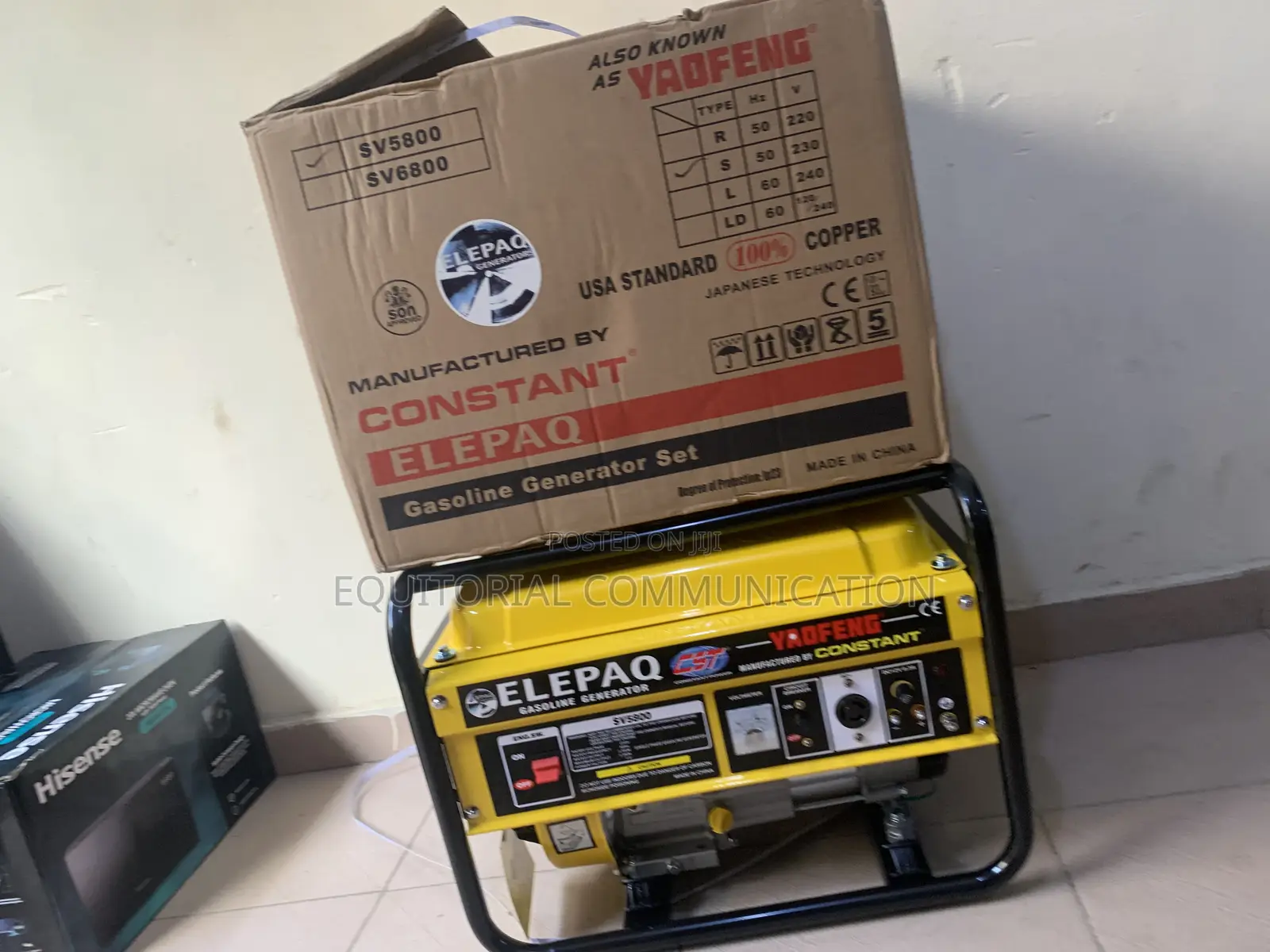 Elepaq Sv5800 3.5kva Gen Affordable and Powerful Electricity Supply