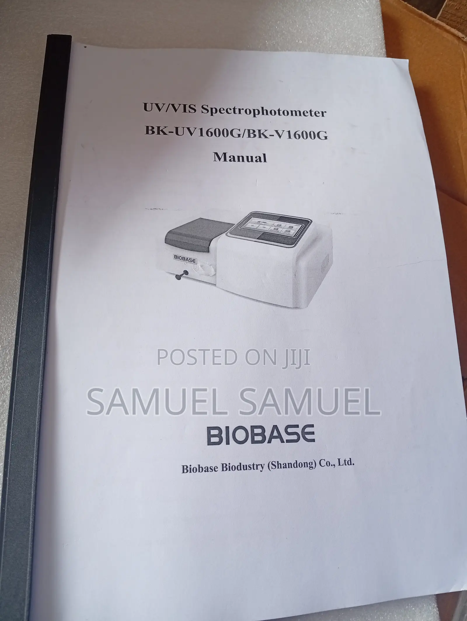 Uv Vis Spec Biobase(Bk-uv1600g)