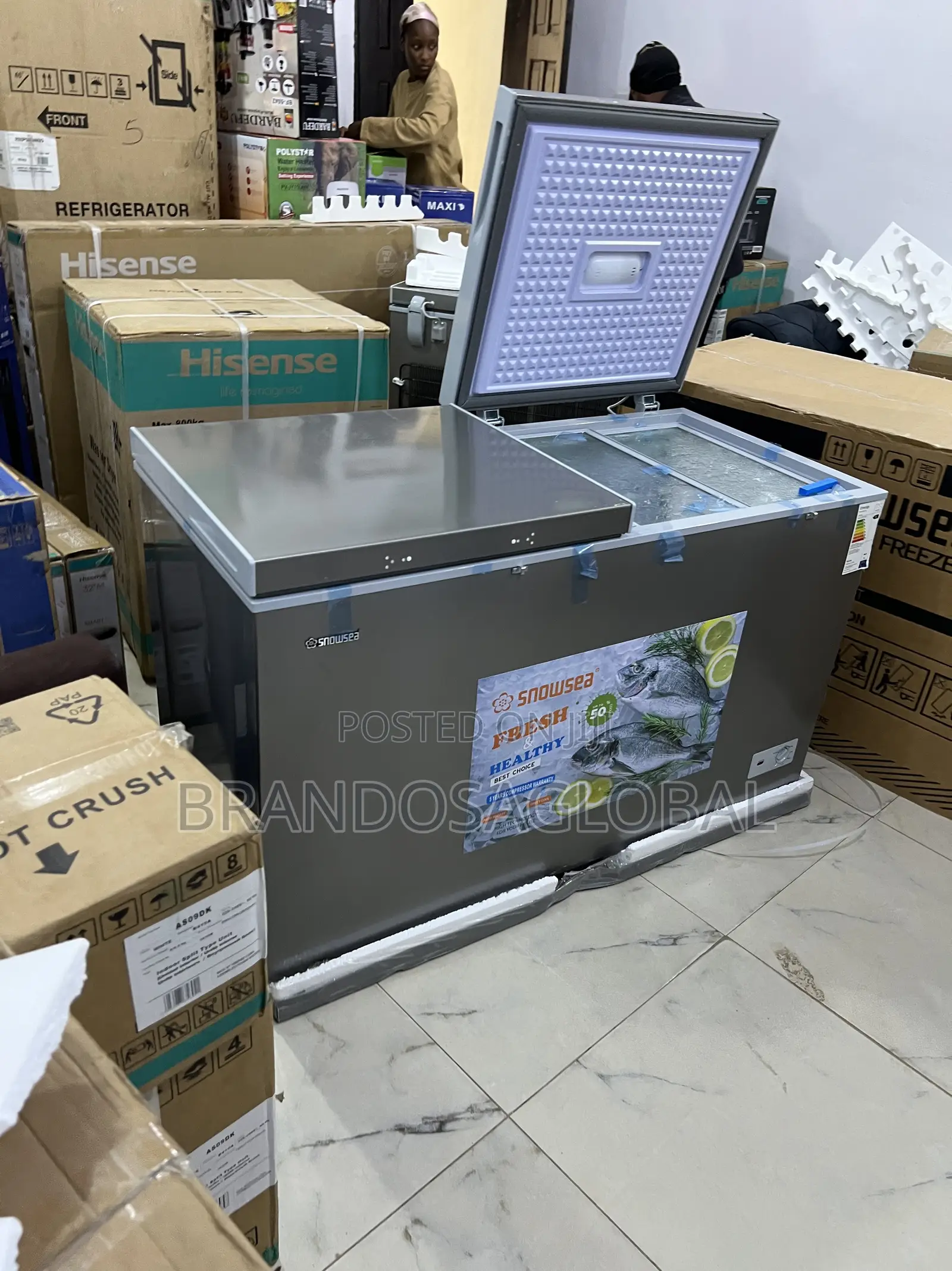 Snowsea 420l Bd-600g Freezer With Long Cooling Retention
