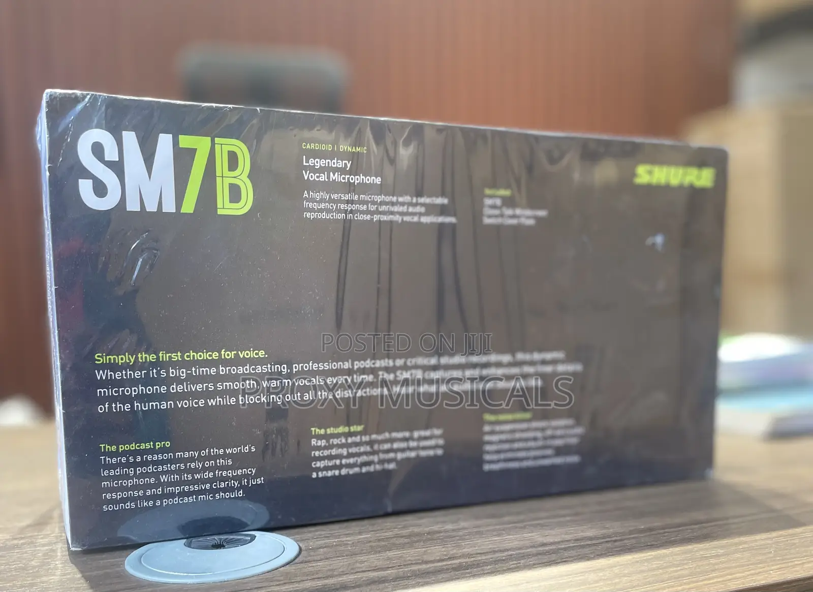 Shure Sm7b Legendary Dynamic Studio Microphone