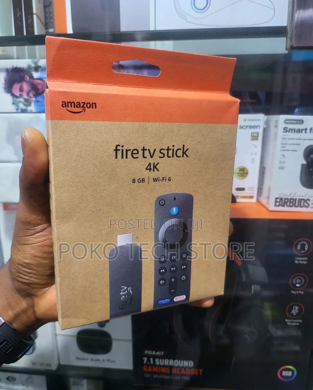 Amazon Fire Tv Stick 4kwith Ai-powered Fire Tv Search, Wi-fi 6.