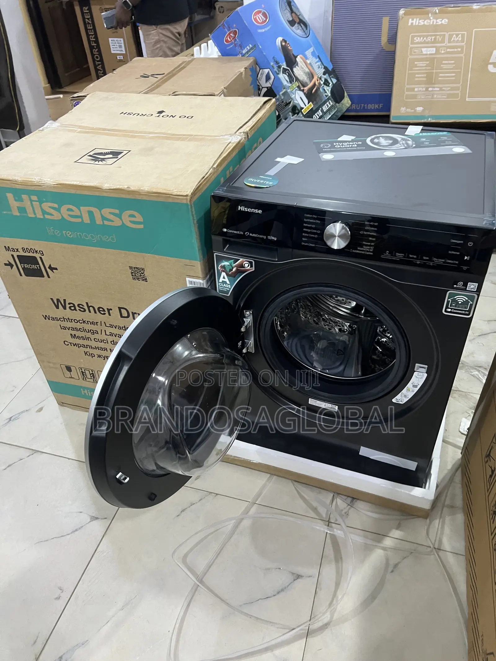 Hisense Wm5s1245bb-Wd 12kg Wash 8kg Dry Machine With Fast Cleaning