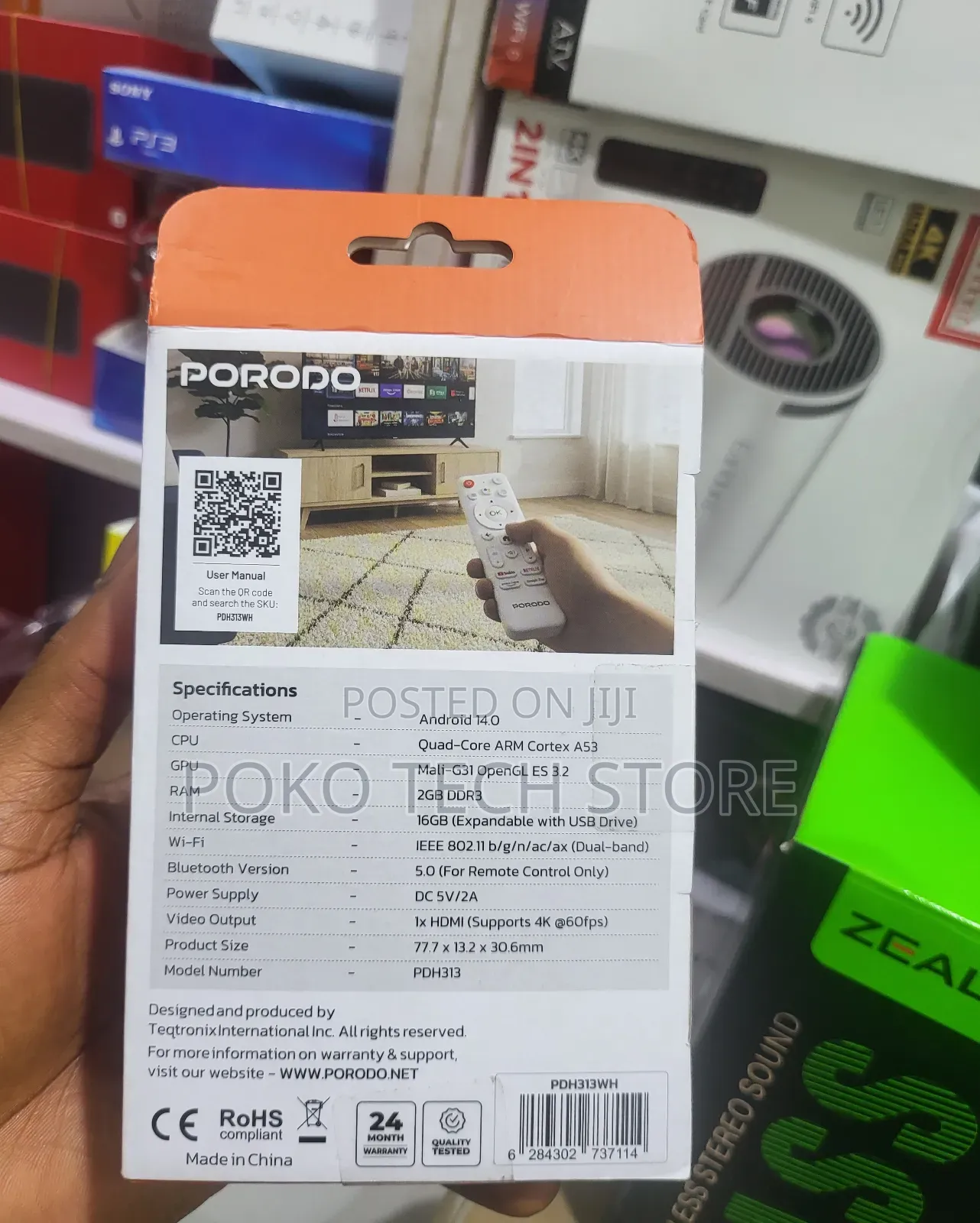 Porodo Smart Andriod Tv Stick