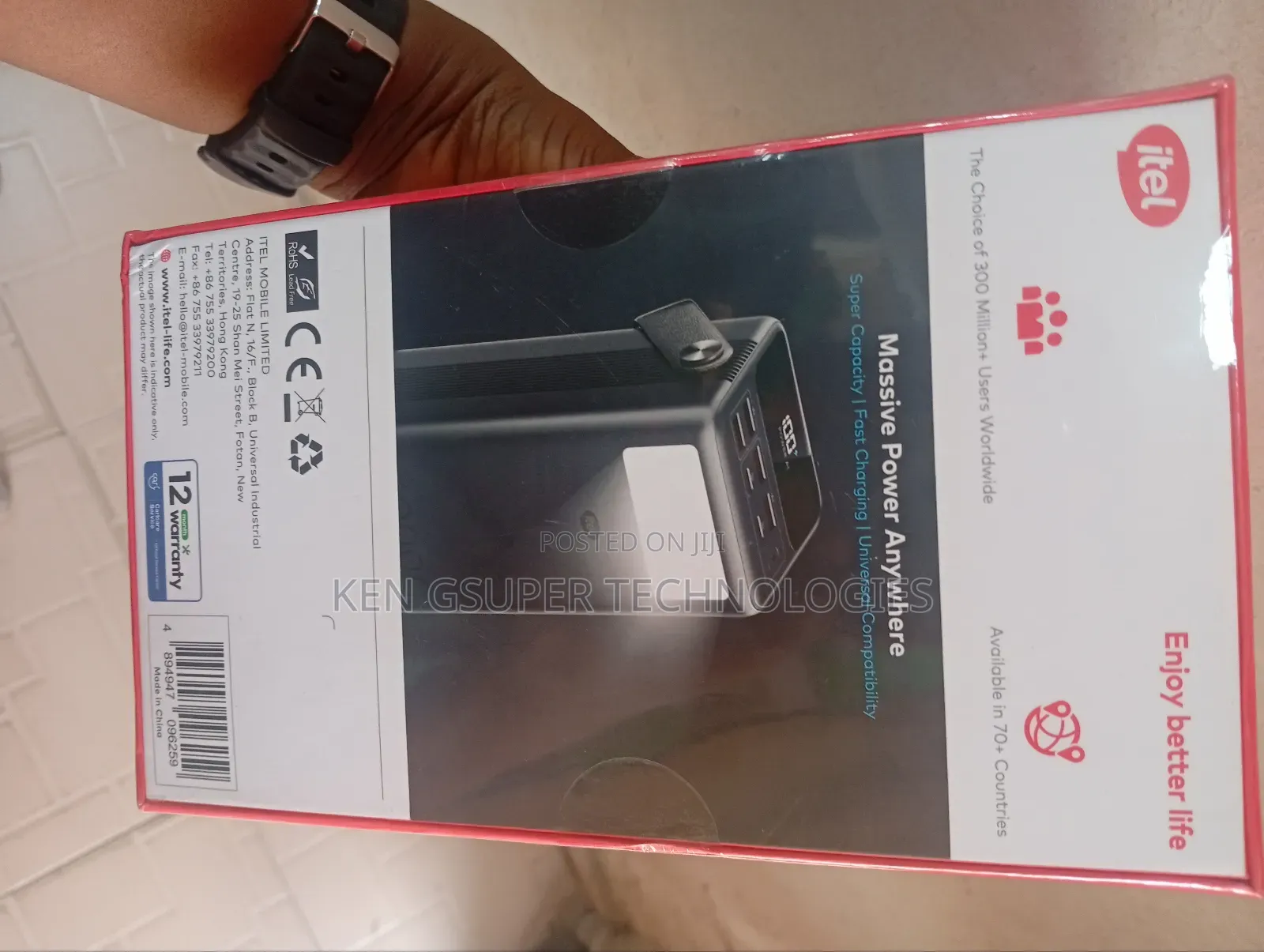 Itel Powerbank 60000mah