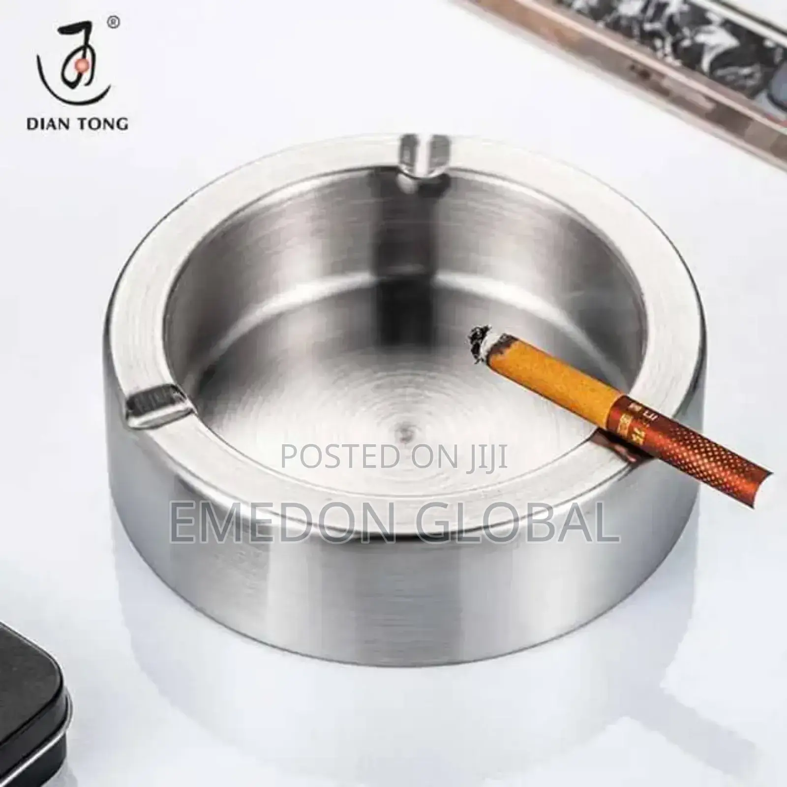 Stainless Steel Gold Ash Tray