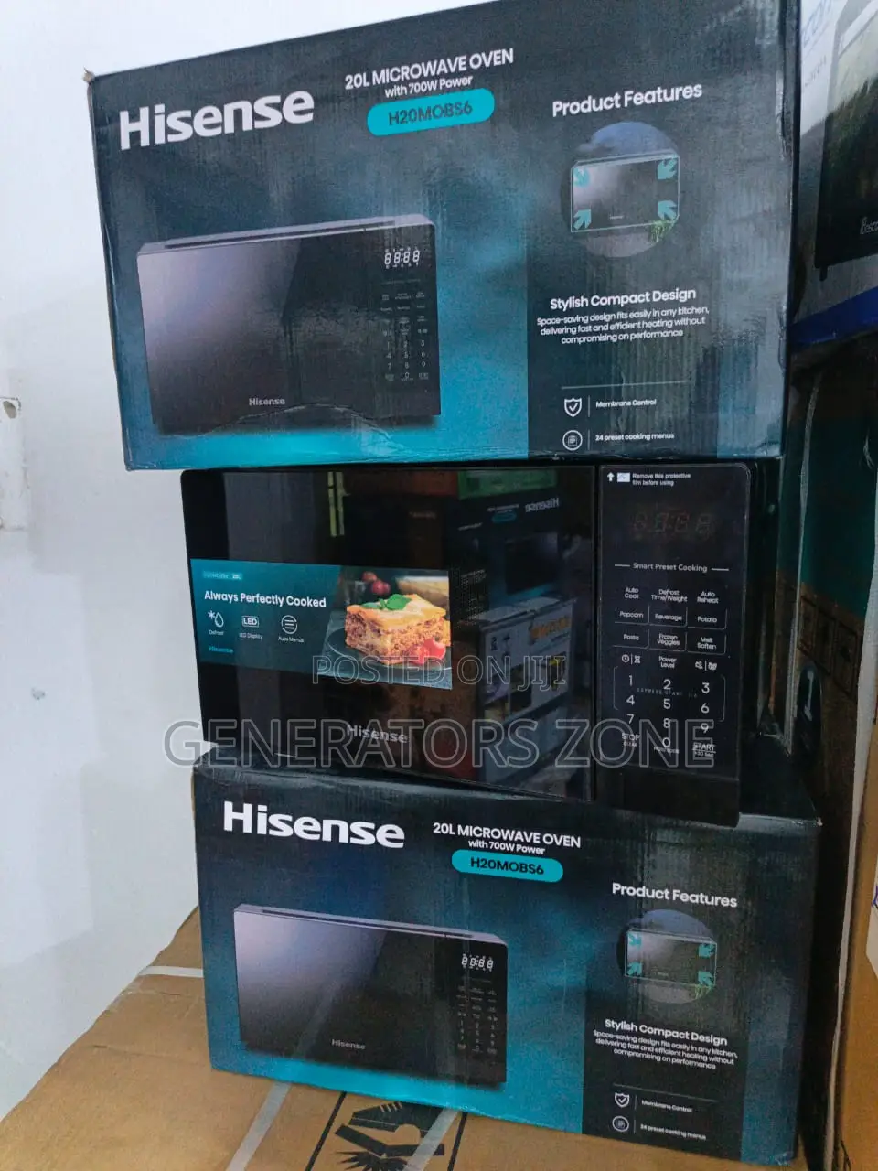 Hisense 20l Microwave Black Finish H20mobs6