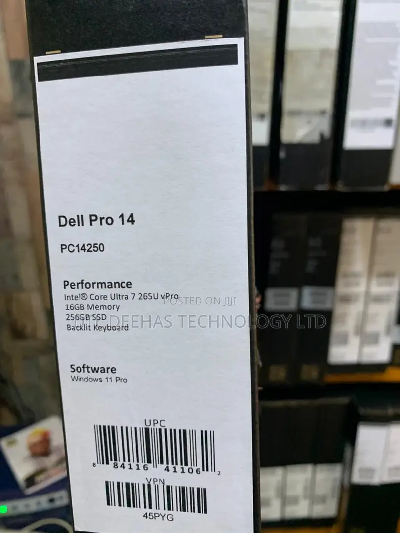 New Laptop Dell Pro 14 16GB Intel Core Ultra 7 SSD 256GB