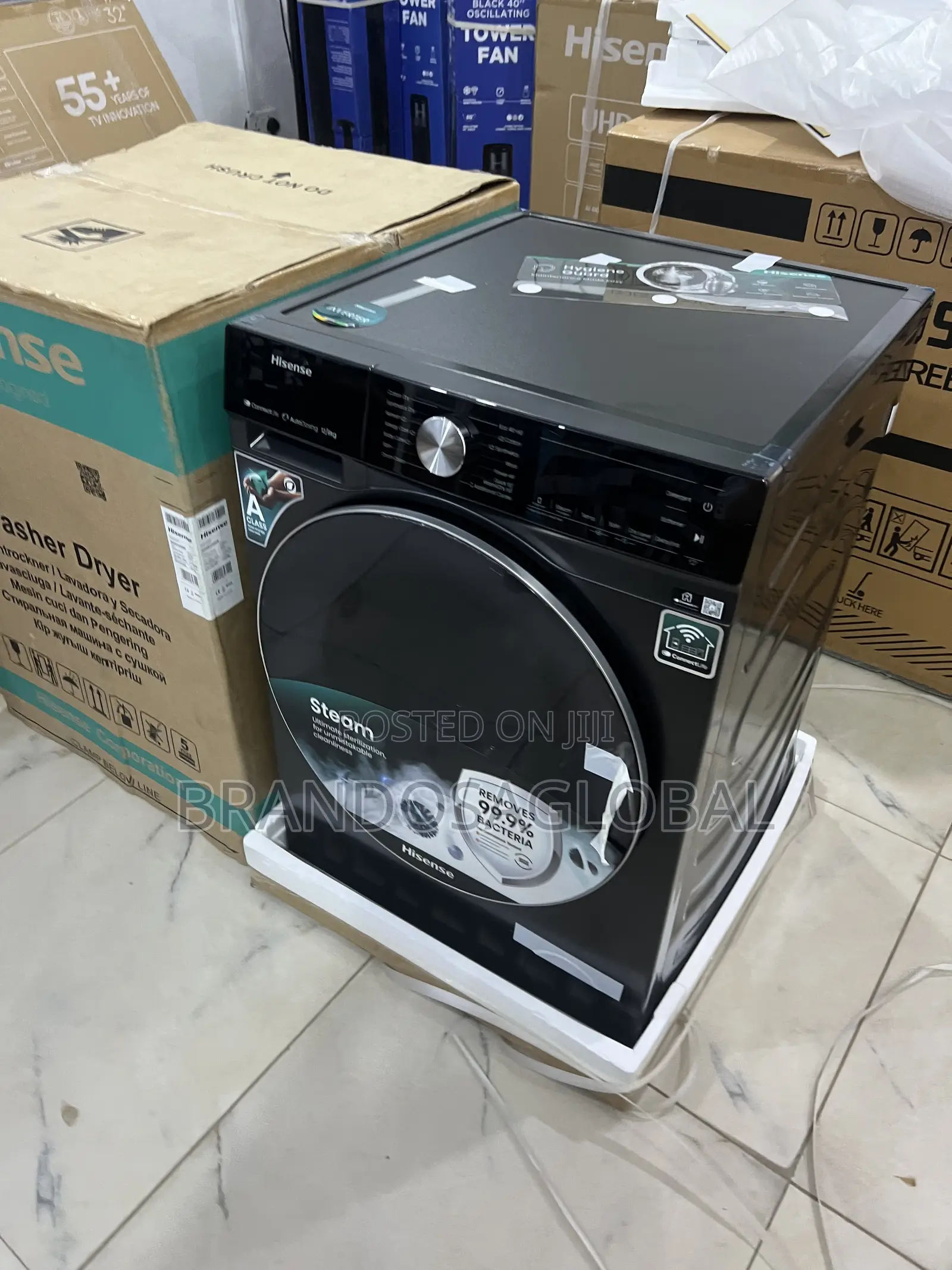 Hisense Wm5s1245bb-Wd Washer Dryer With Advanced Dry Sensor