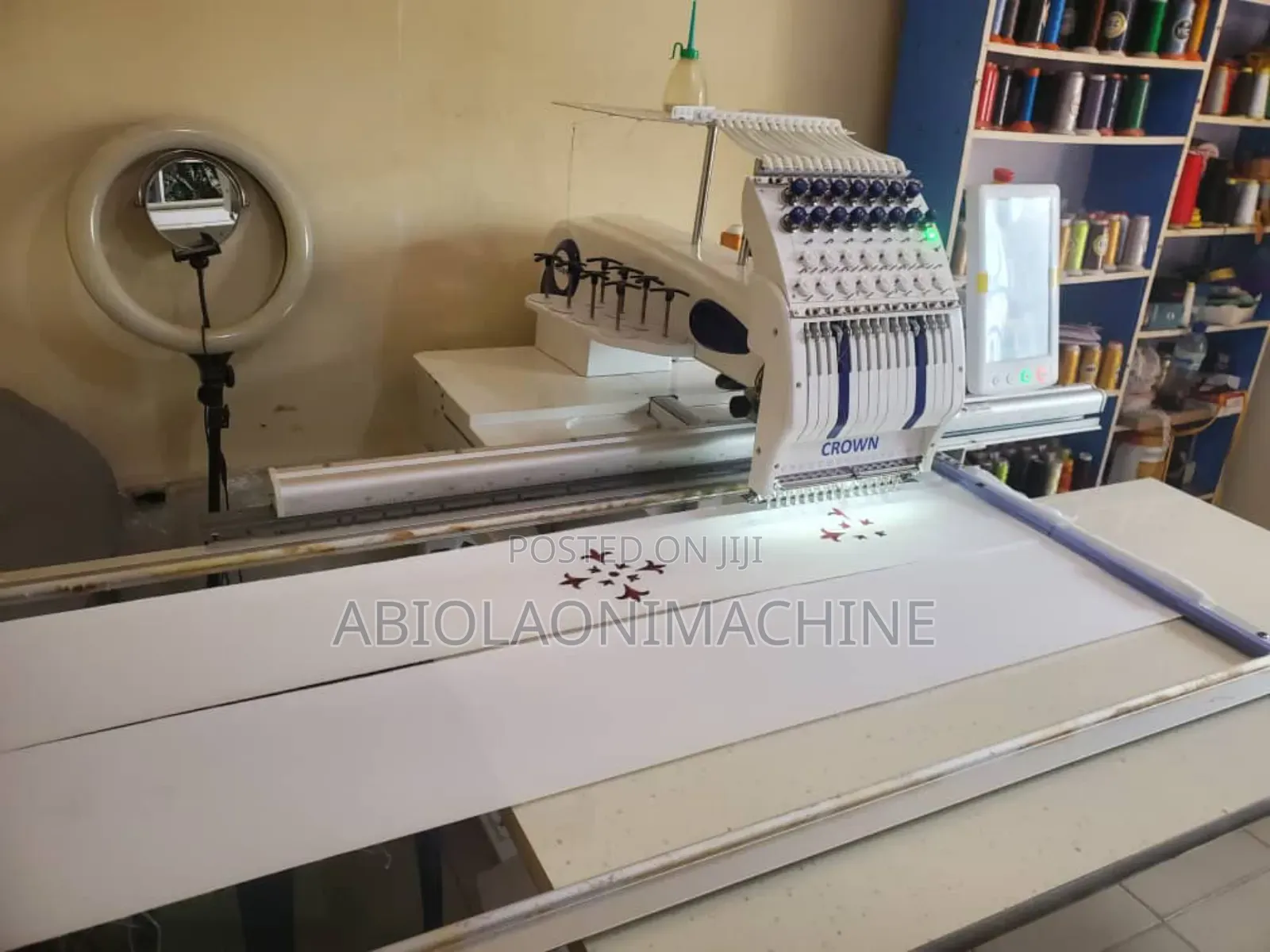 Crown Head Monogram Machine 500x1200mm