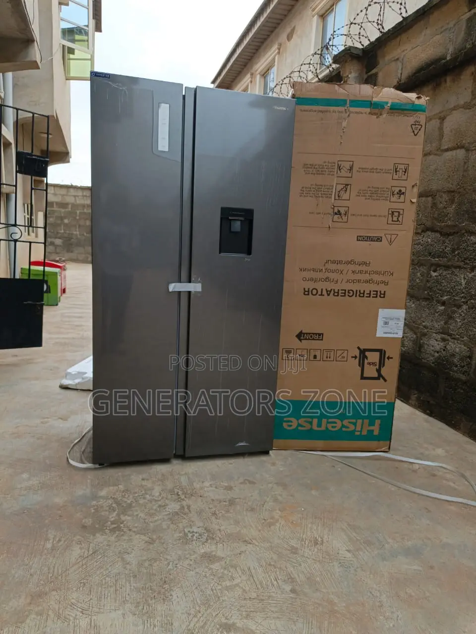 529l Hisense Fridge Rs5p558nmsn With Built-in Water Dispenser