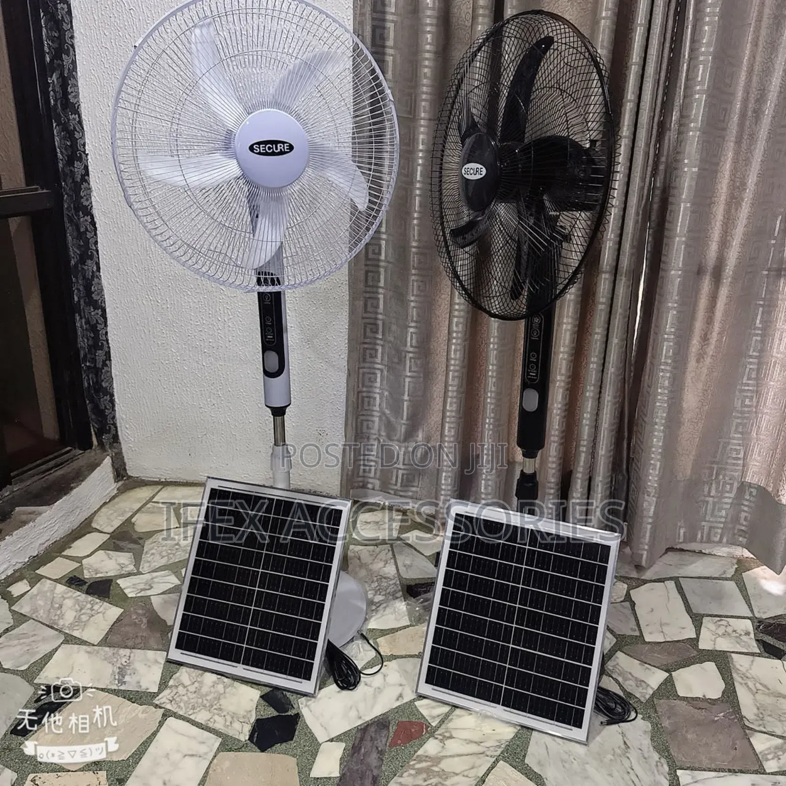 Rechargeable Fan With Solar Panel