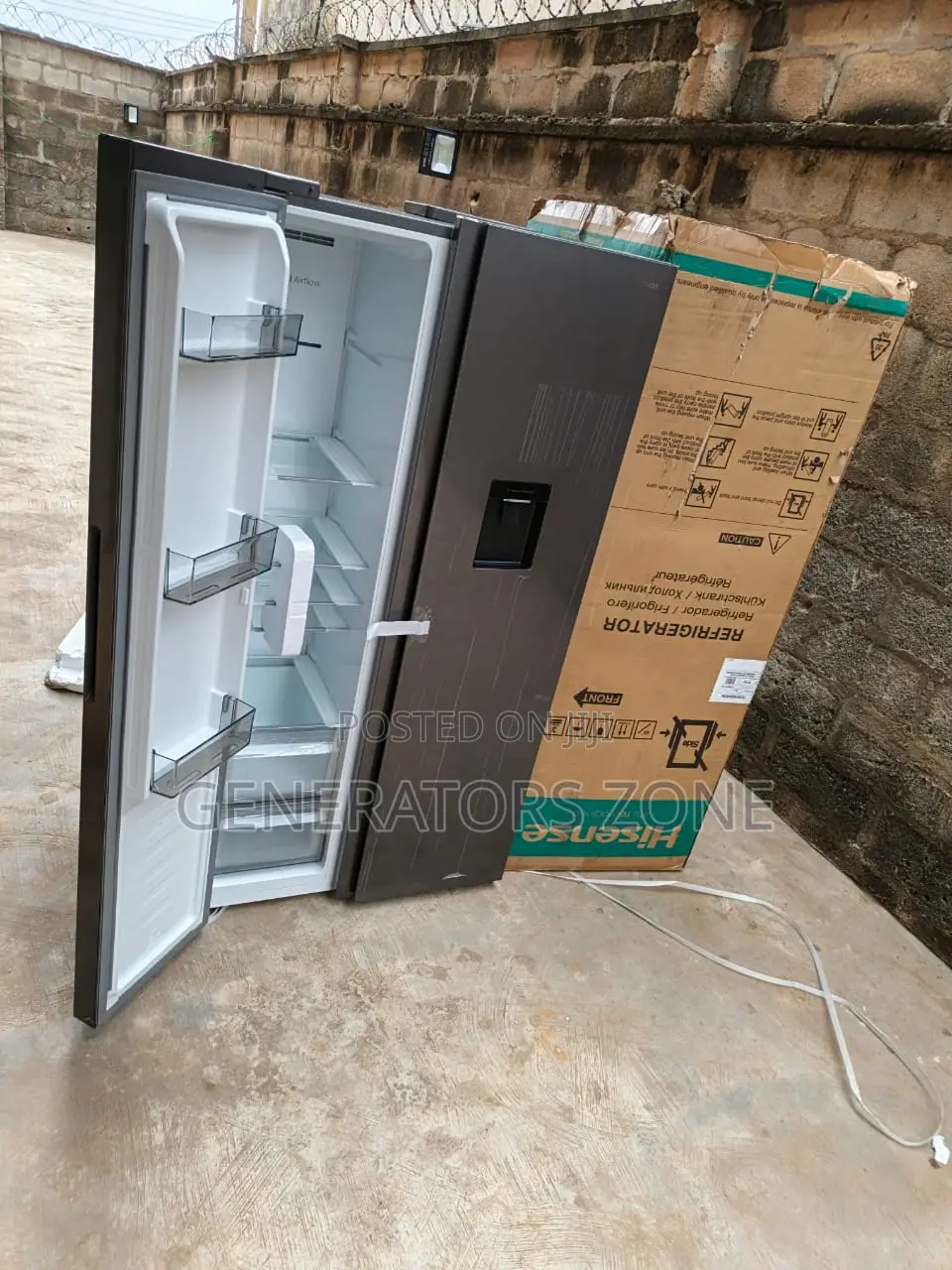 529l Hisense Rs5p558nmsn Cooling Storage With Dispenser