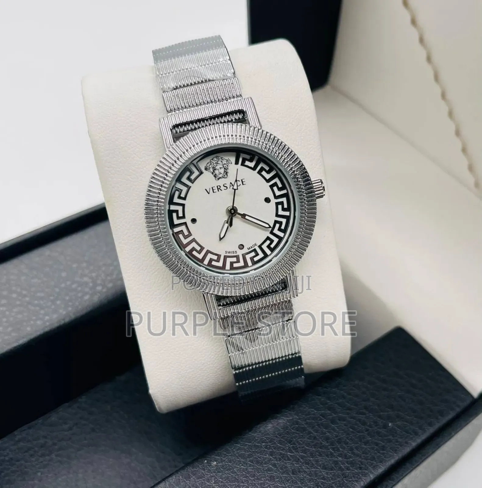 Versace Women Net Strap Watch