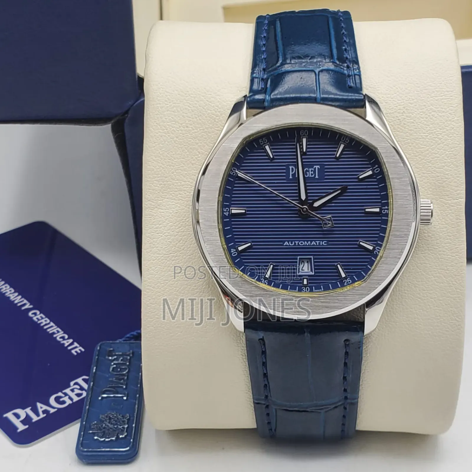 "Piaget Inspired Luxury Leather Watch Replica"