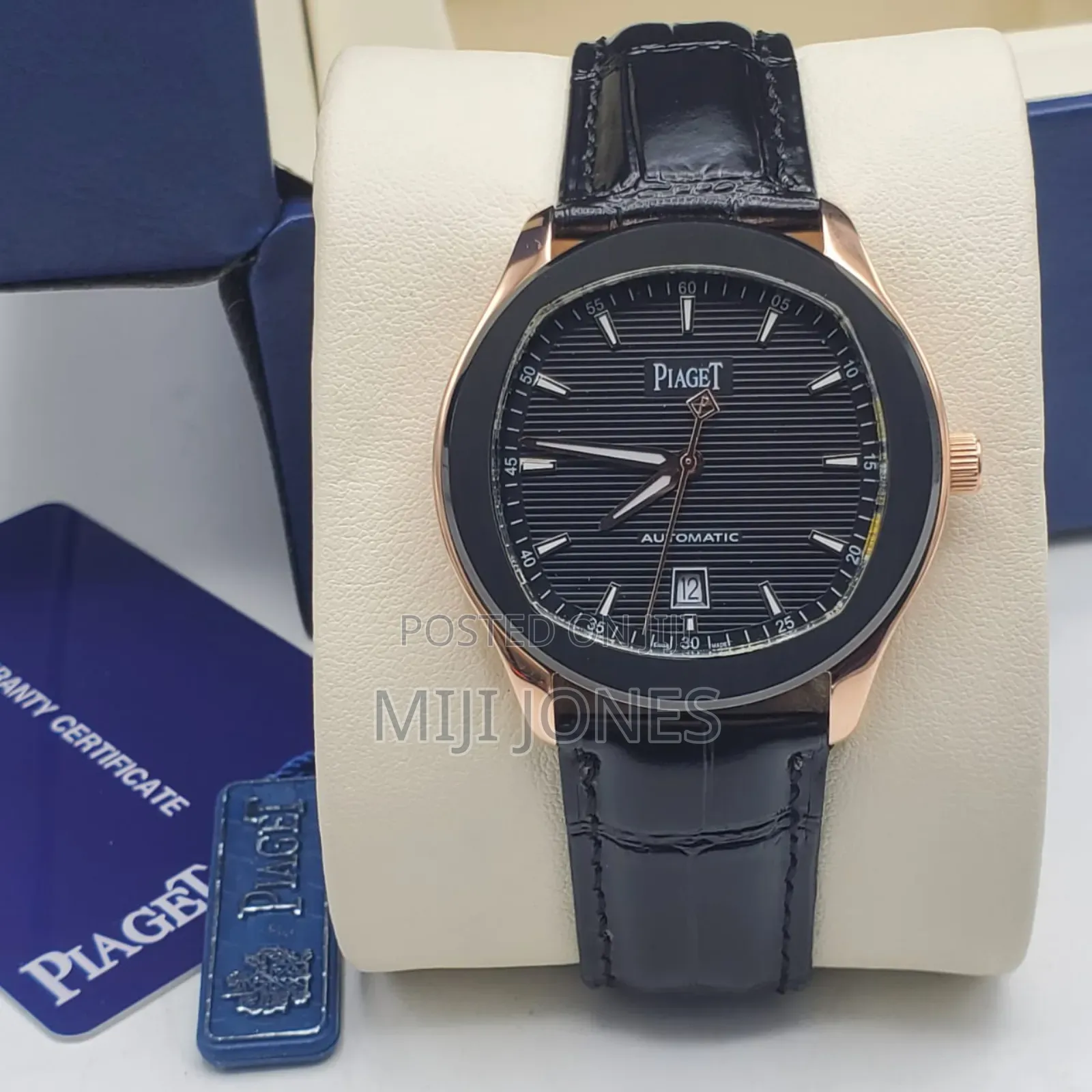 "Piaget Inspired Luxury Leather Watch Replica"