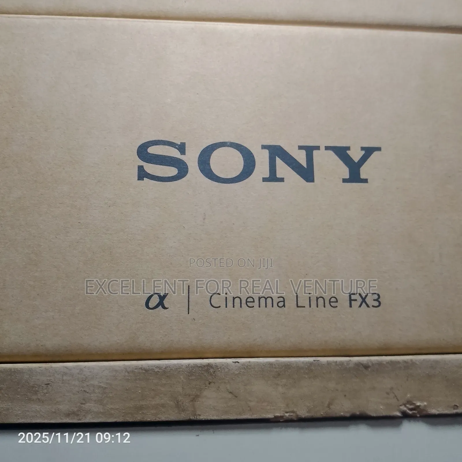 Sony Alpha Cinema Line Fx3 Camera