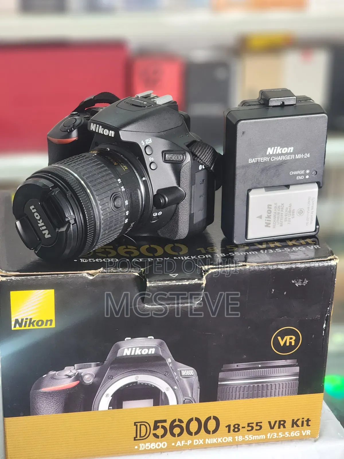 Nikon D5600 DSLR Camera With 18-55mm Wifi/Bluetooth