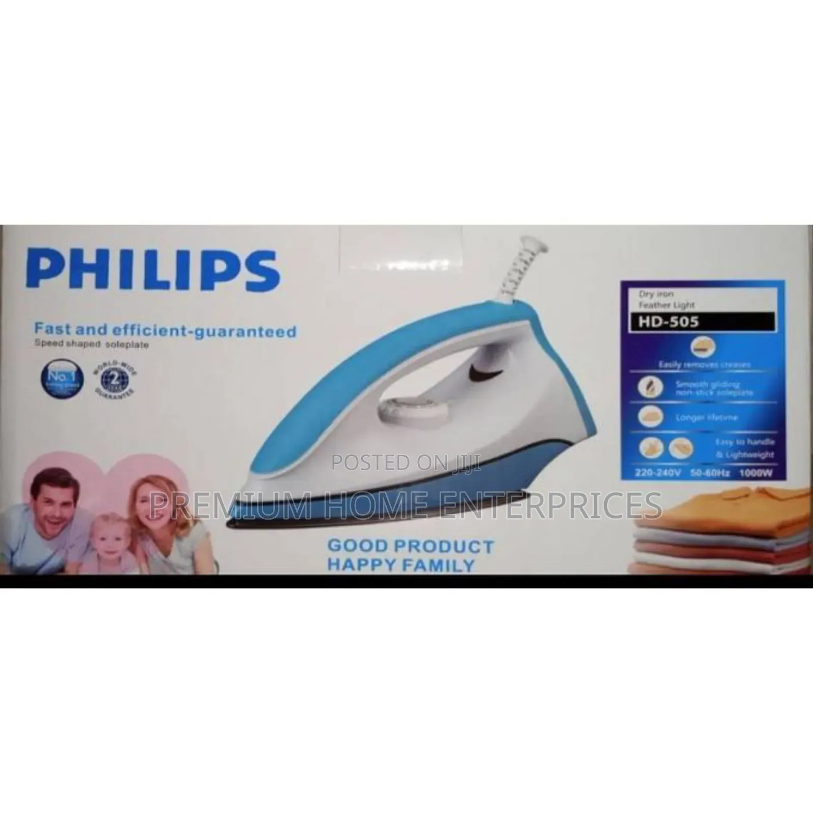 Philips Classy Dry Iron. Feather Light Hd-505