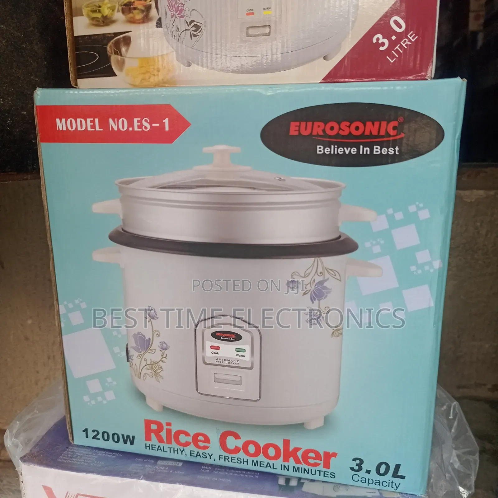 Eurosonic 3ltrs Electric Rice Cooker
