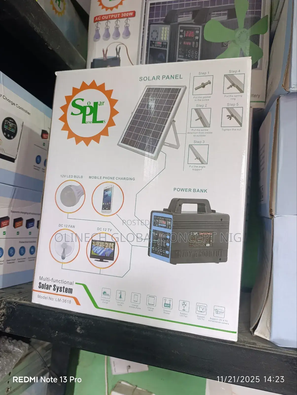 Spl Multifunctional Solar Power Bank