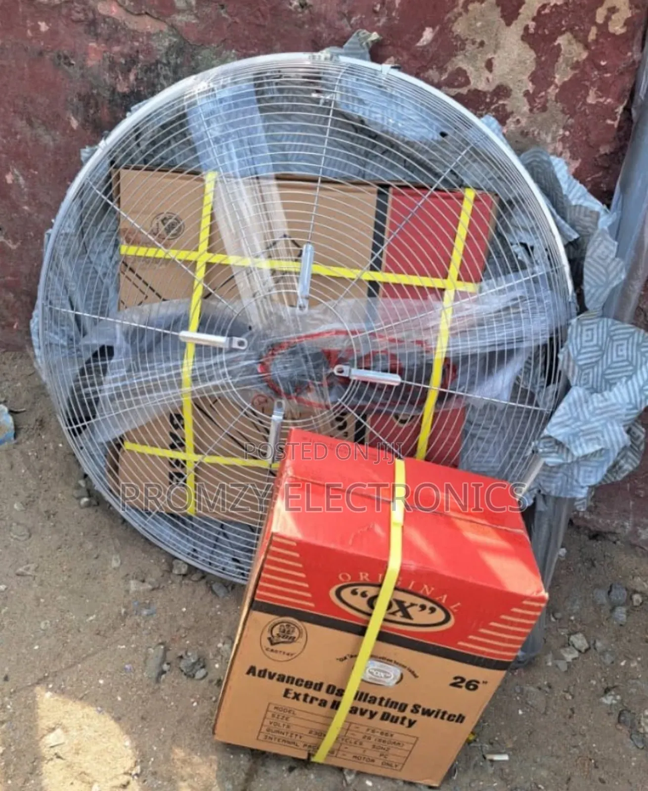Ox Standing Industrial Fan 26inch With Warranty