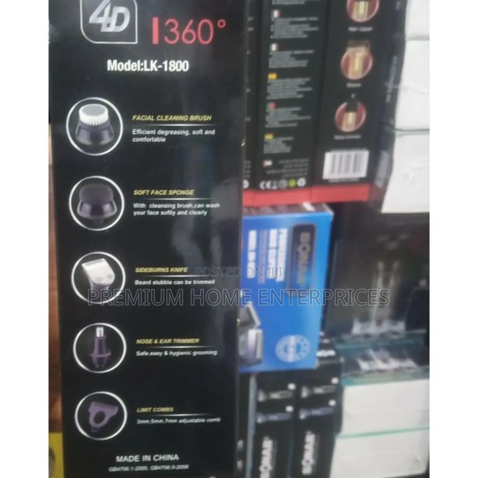 4d Shaver-Degree 5 in 1 4d Rechargeable Hair Smoothing Clipper - Black