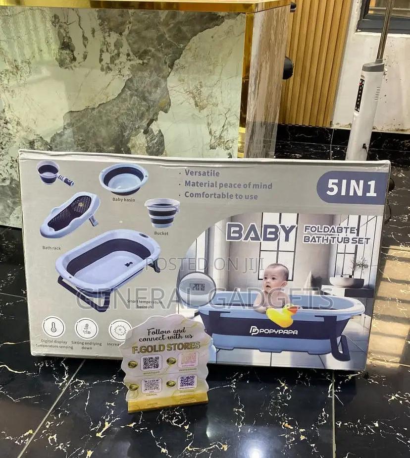 5 in 1 Foldable Baby Bath Set