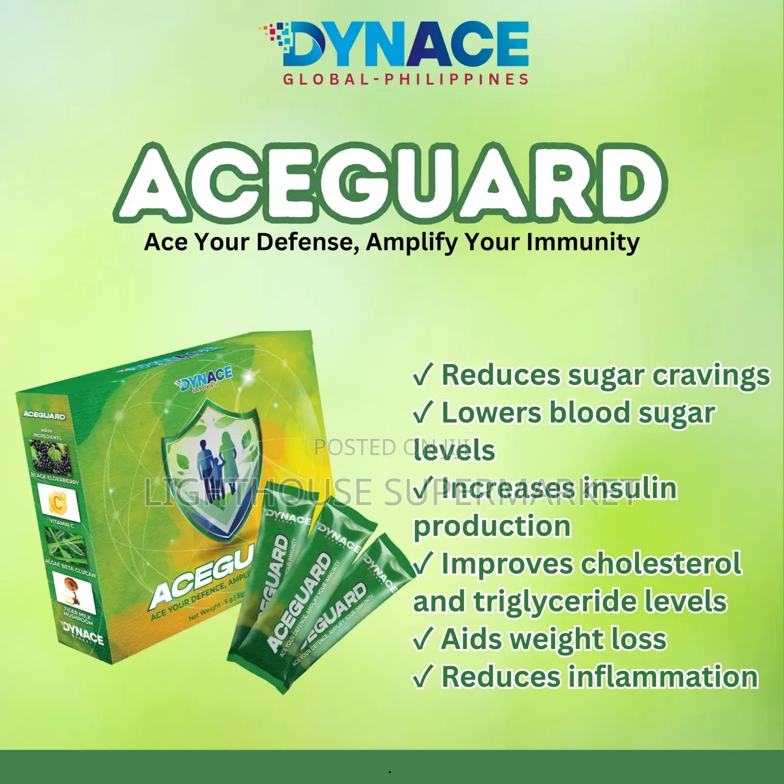 Dynace Aceguard, Your Defense, Amplify Your Immunity