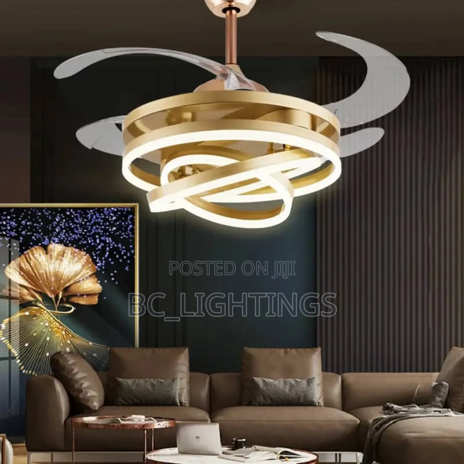 Modern Fan Chandelier Light