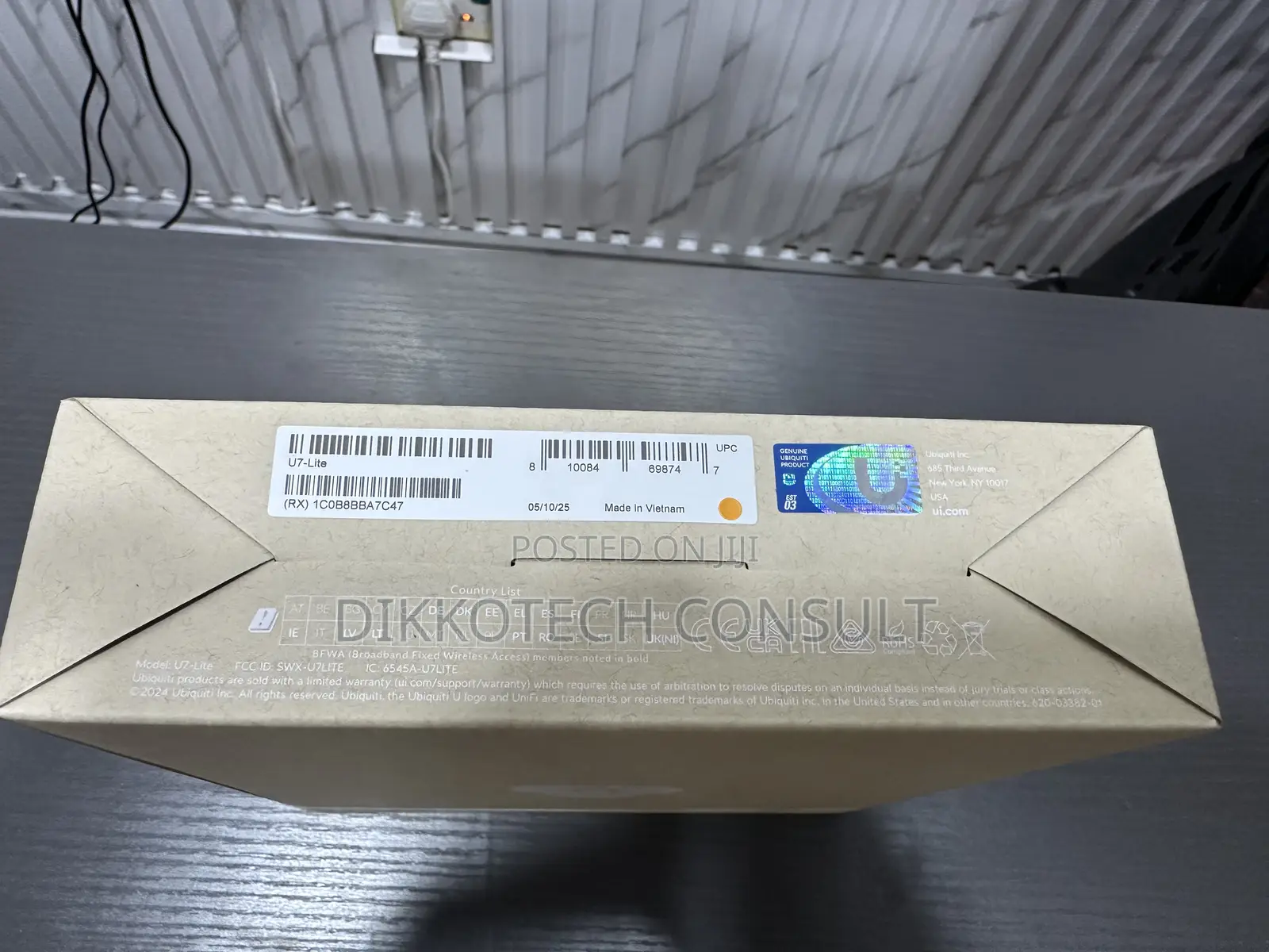 Ubiquiti Unifi U7‐Lite Wifi 7 Access Point – High Speed