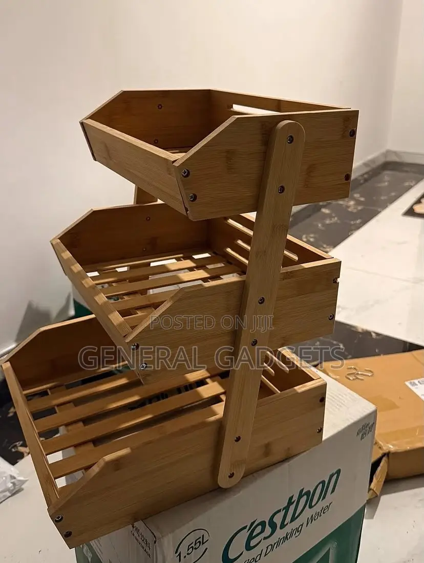 Wooden 3layer Fruit Basket