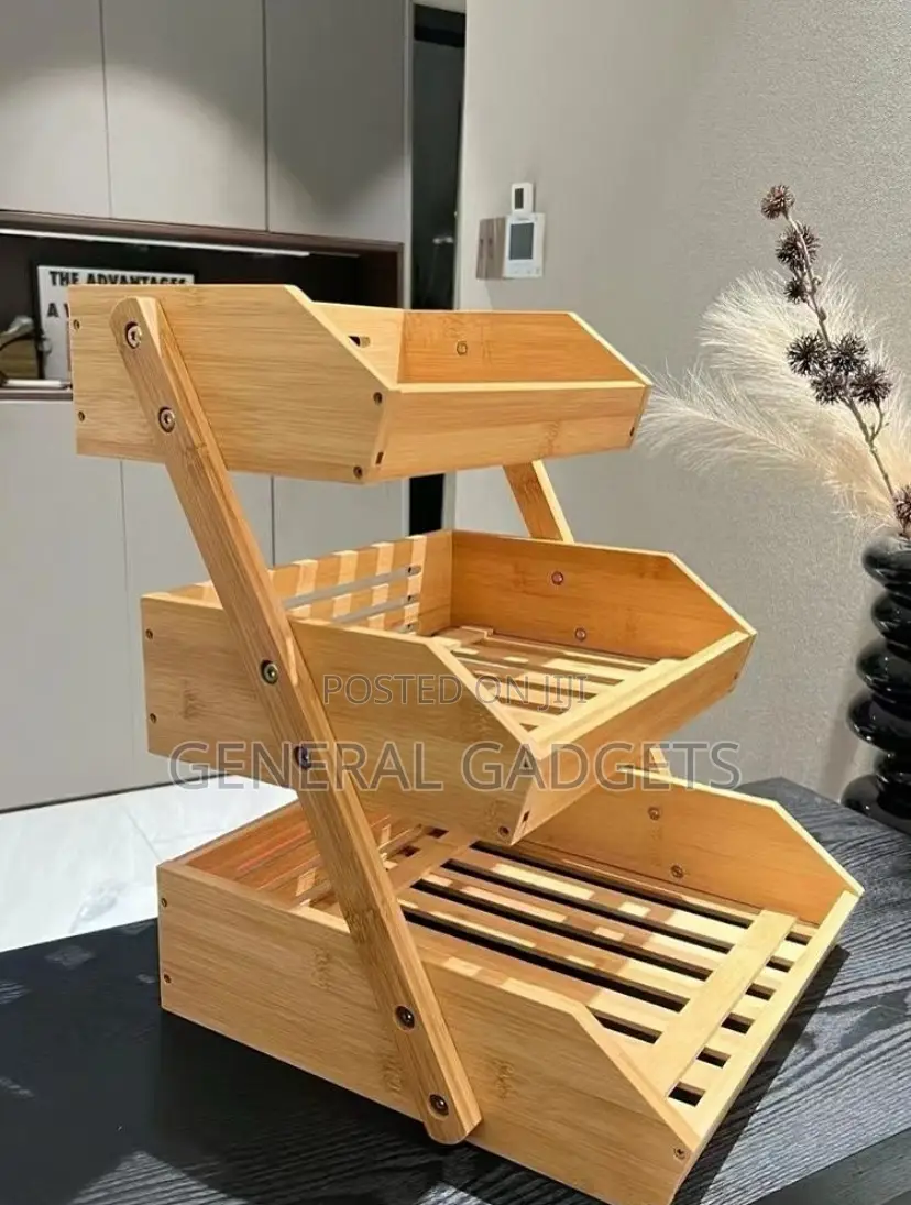 Wooden 3layer Fruit Basket