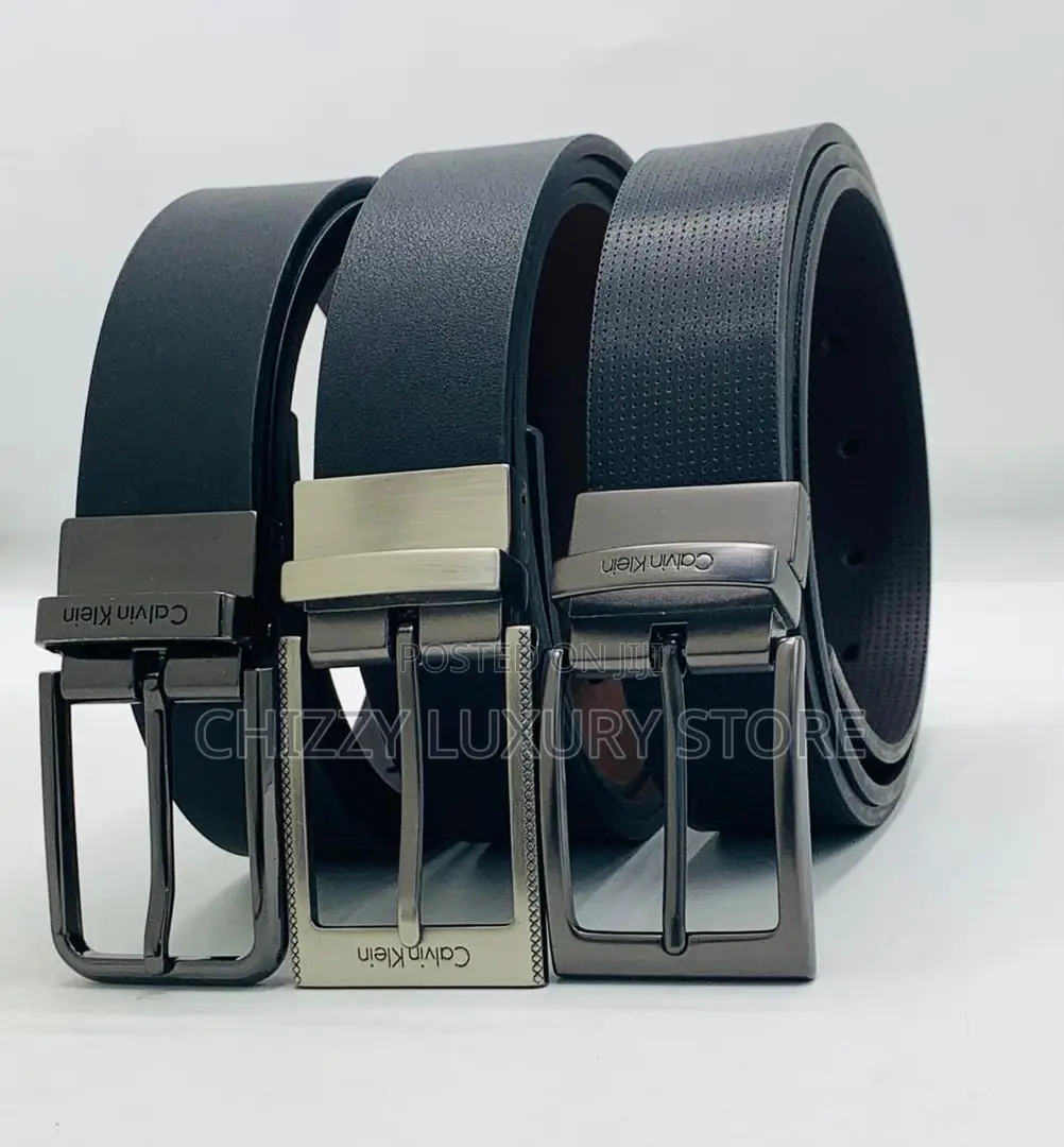 Mont Blanc Quality Luxury Men Genuine Leather Belt