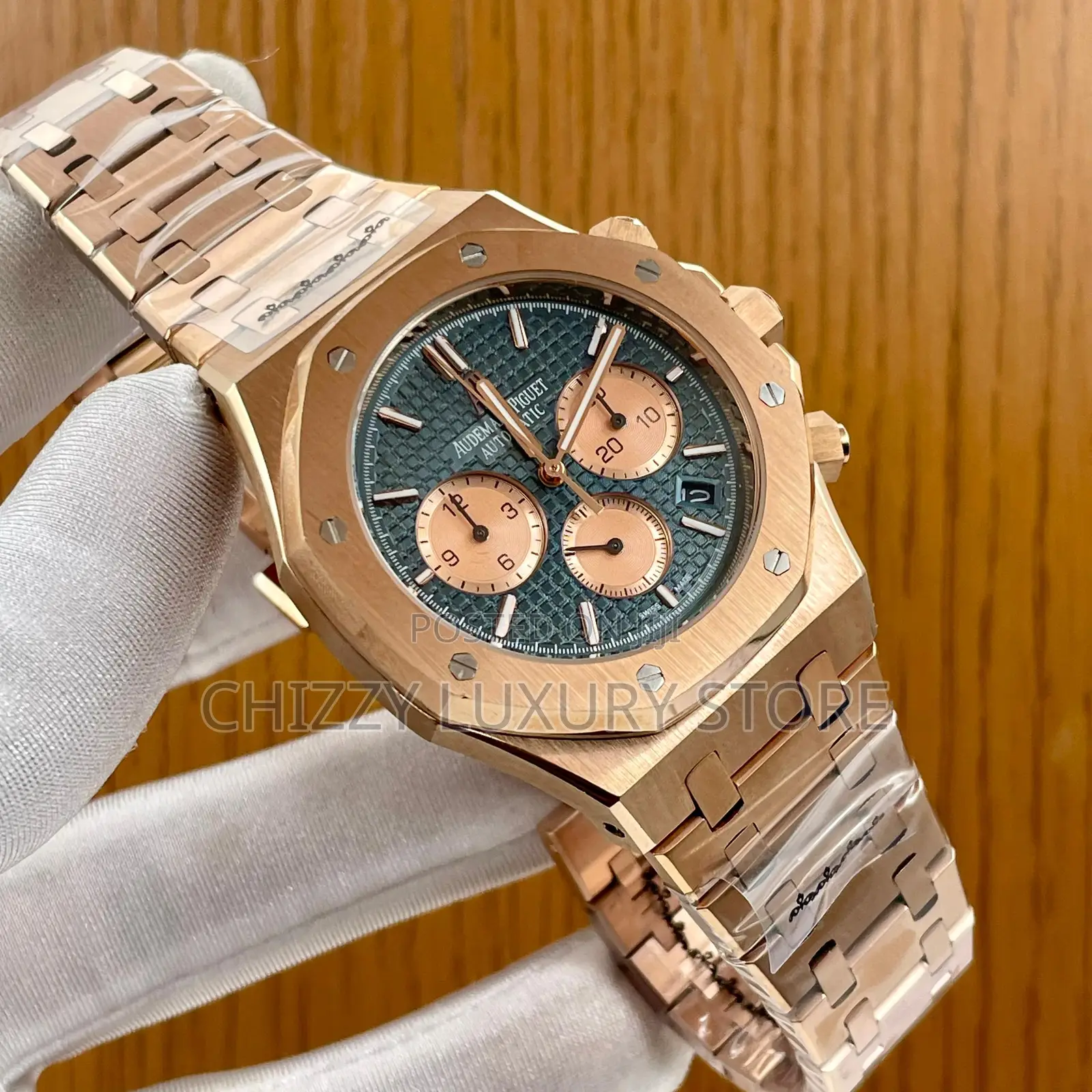 Audemars Piguet Quality Luxury Men Chain Strap Wristwatch