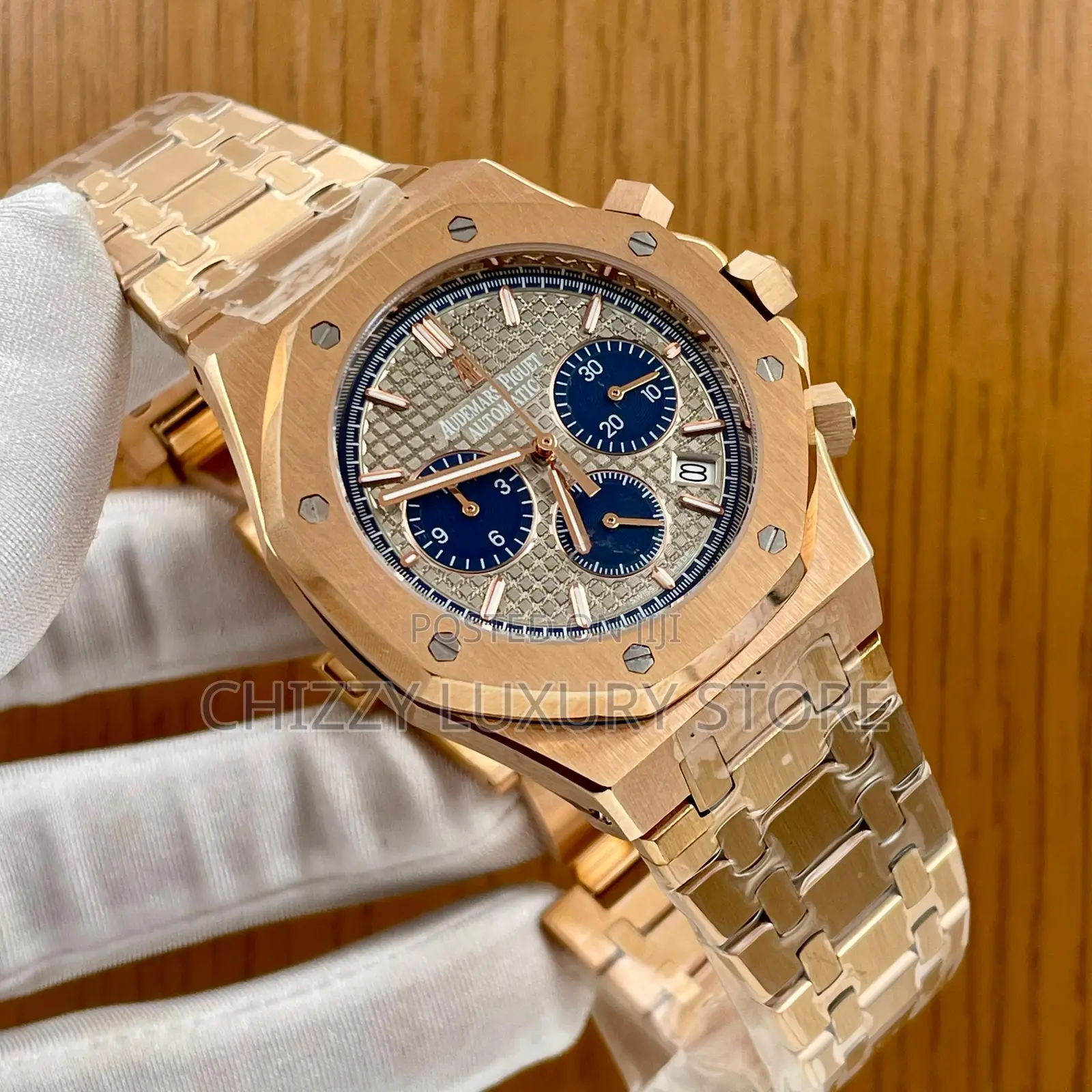 Audemars Piguet Quality Luxury Men Chain Strap Wristwatch