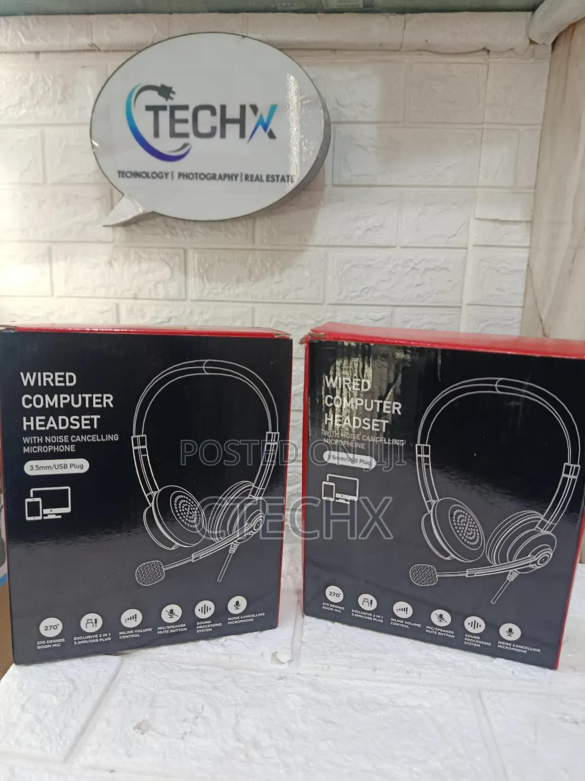 Usb Headset With Mic With 3.5mm Jack Noise Cancelling Mic