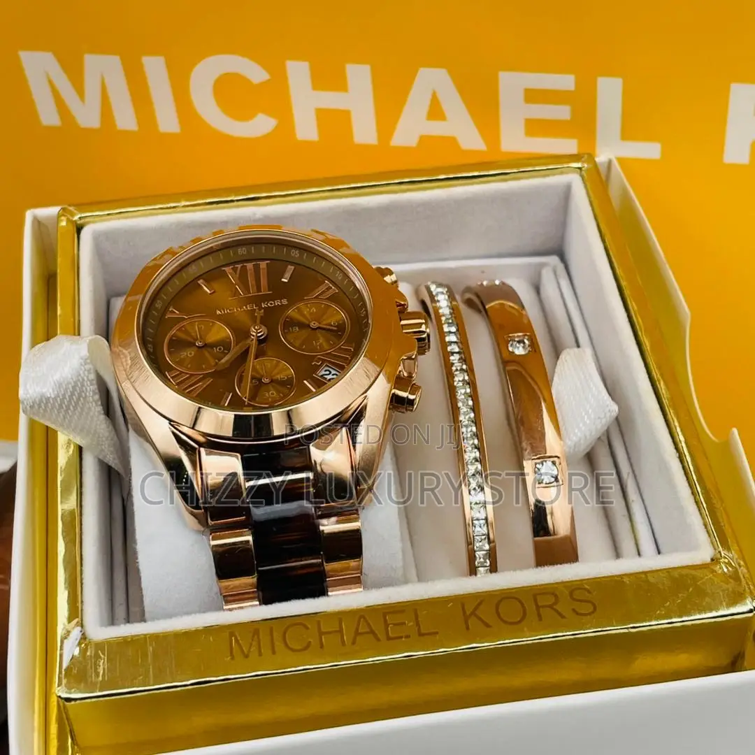 Michael Kors Quality Luxury Ladies Chain Strap Wristwatch