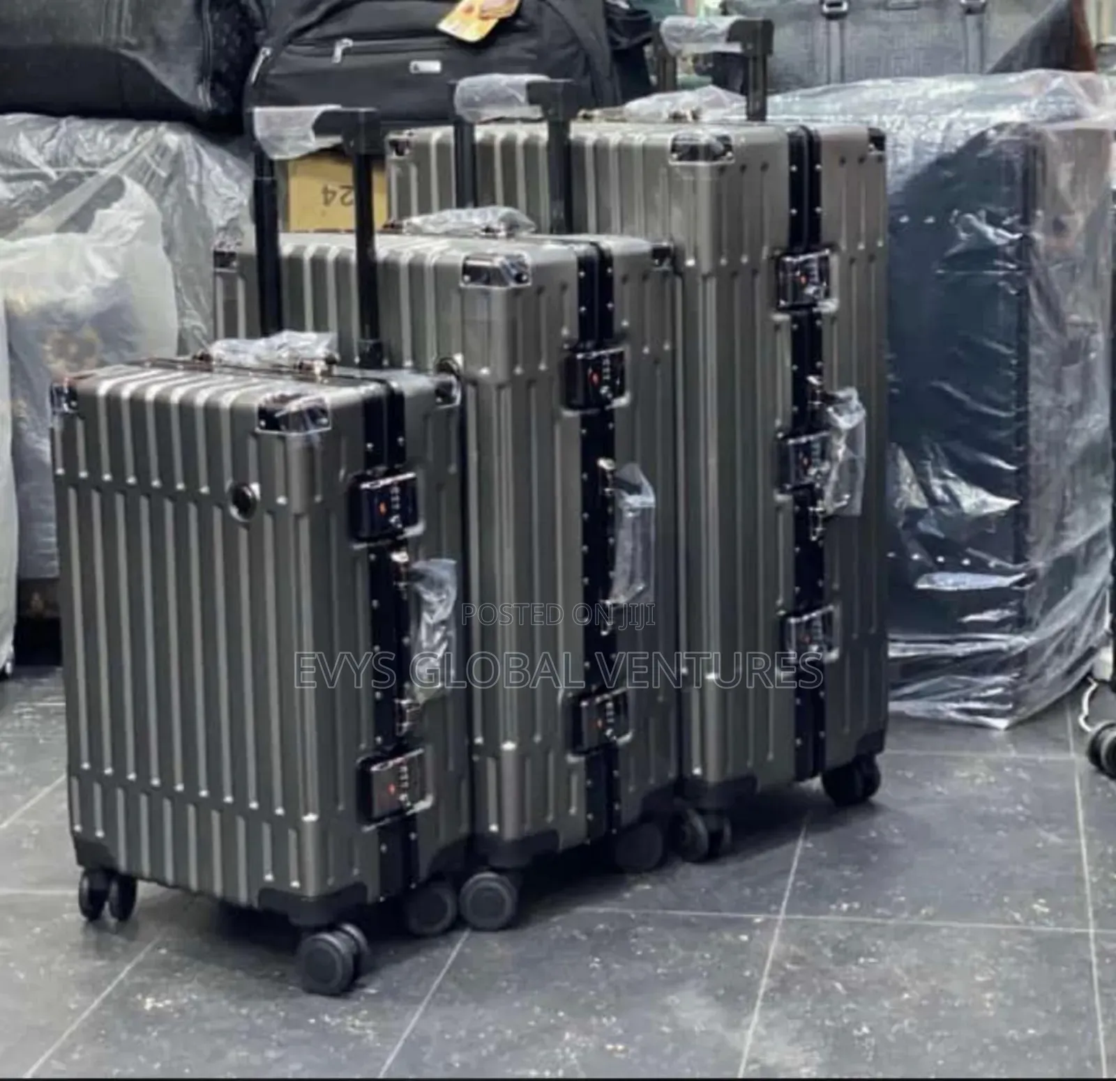 3-Set Quality Trolley Travelling Boxes