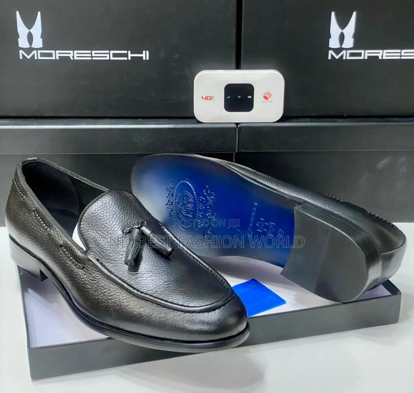 Moreschi Flat Leather Shoe