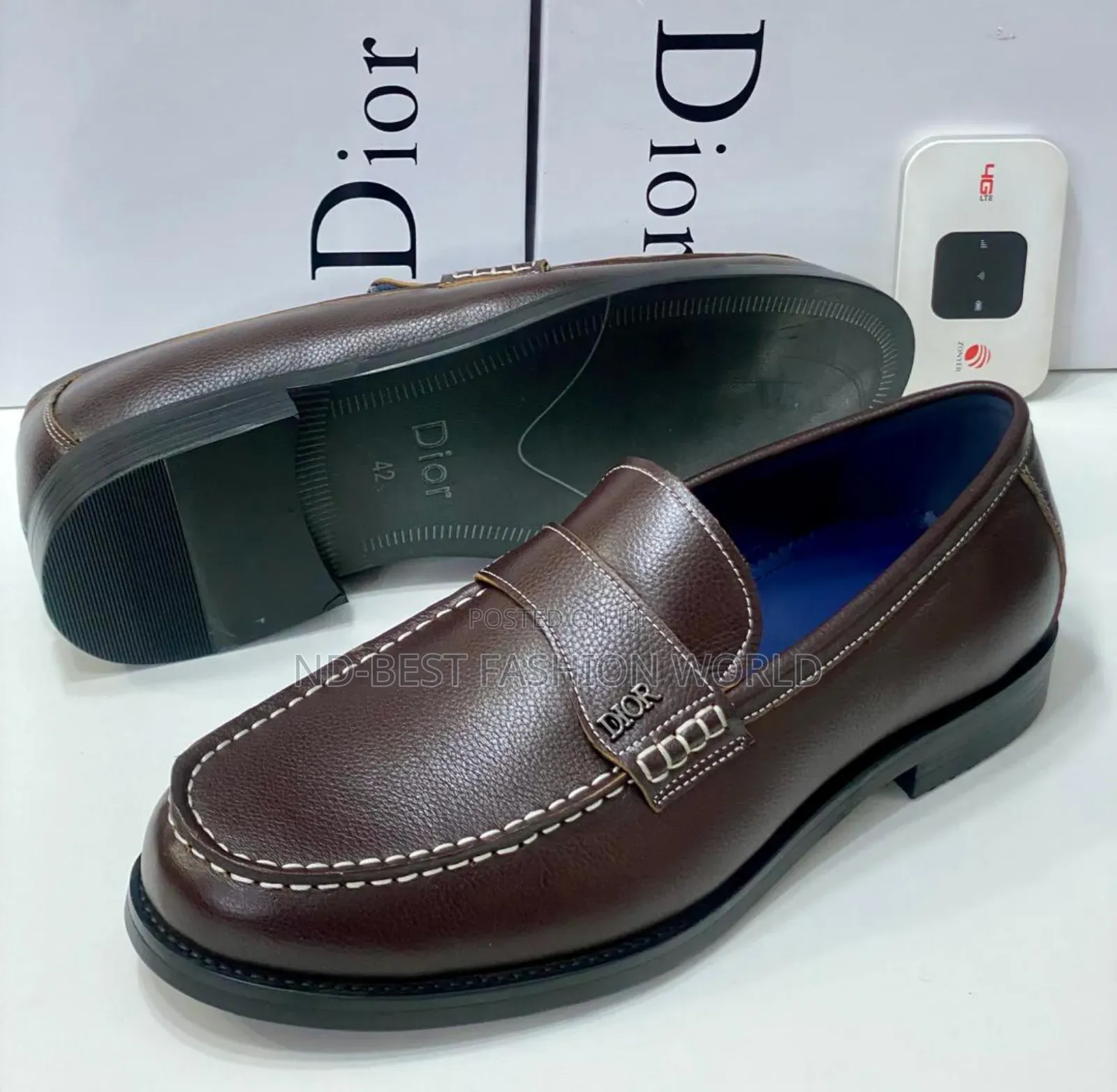 Dior Flats Leather Shoe