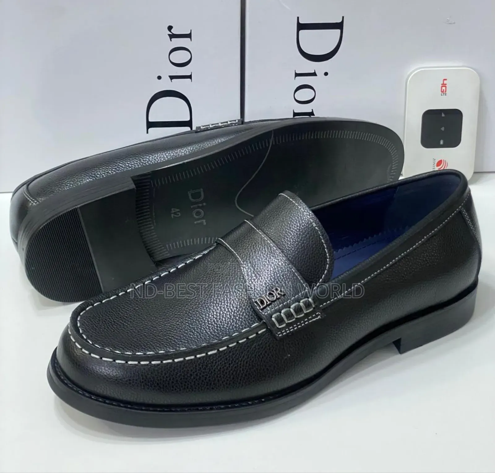 Dior Flats Leather Shoe