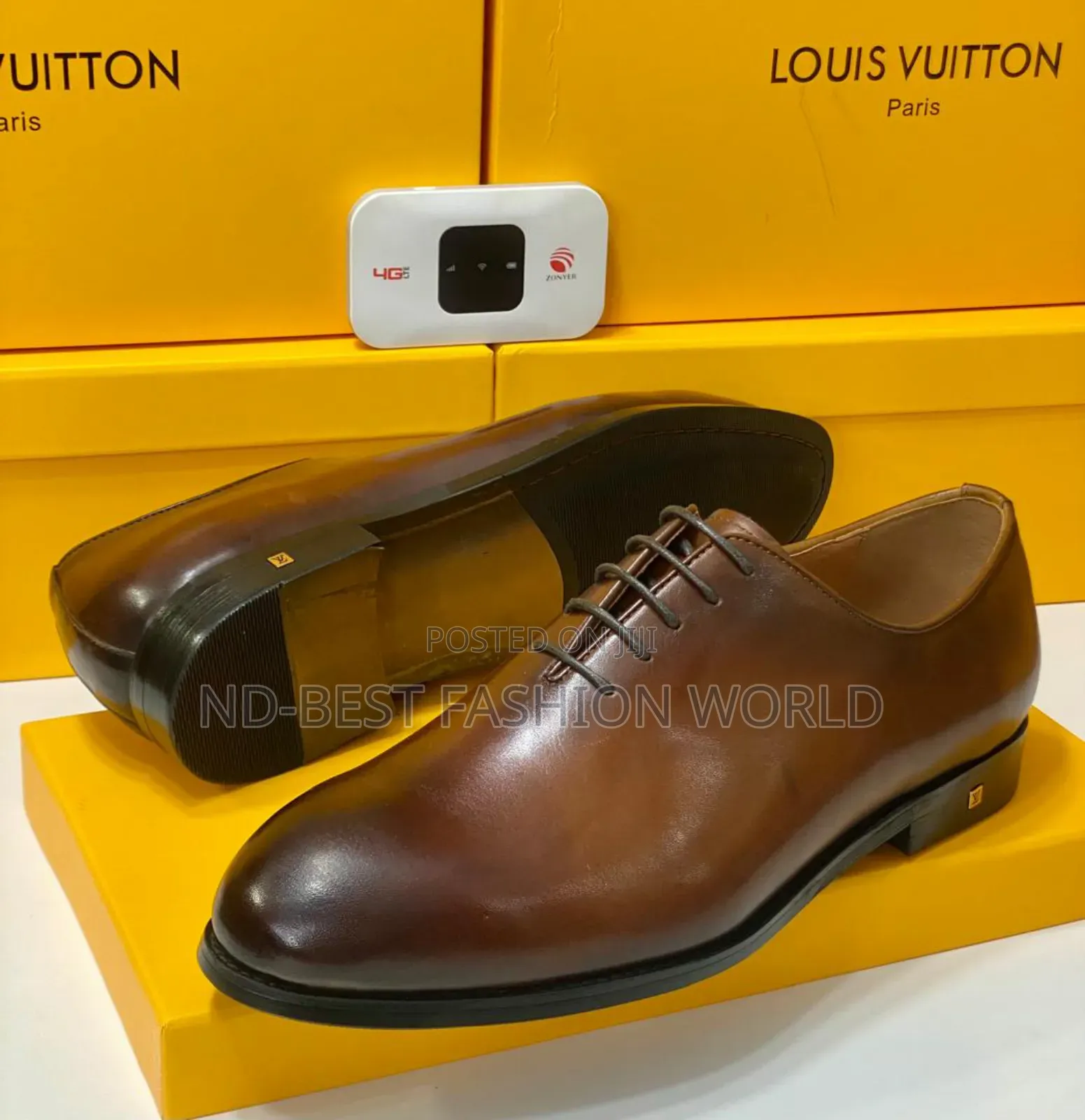 Corporate Louis Vuitton Leather Shoe