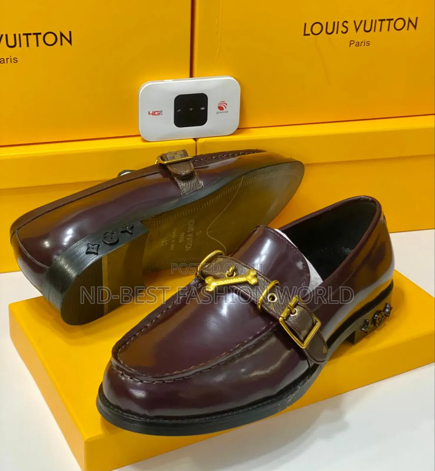 Wine Colour Louis Vuitton Shoes