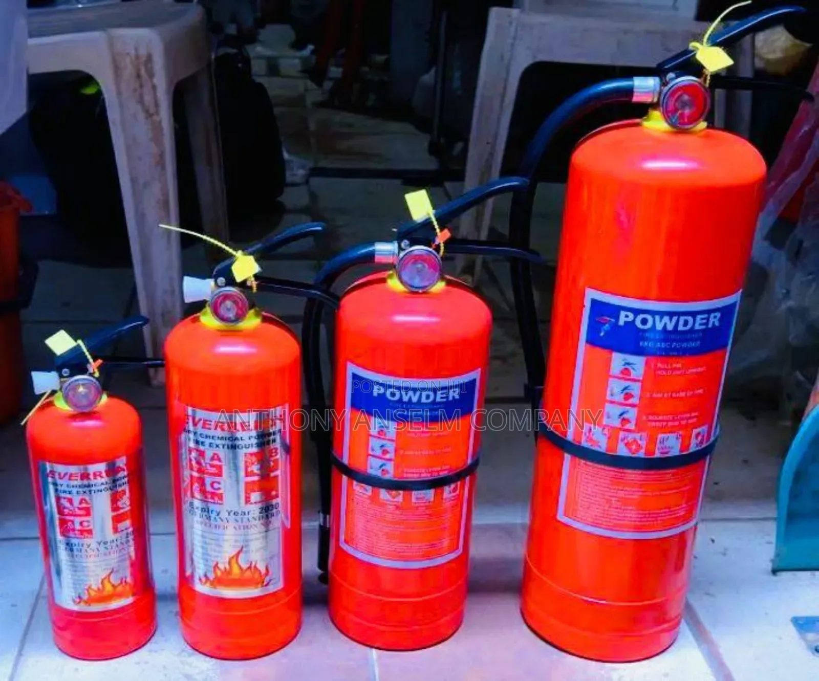 Fire Extinguisher 6kg Available At Aa Safety Shops Abuja