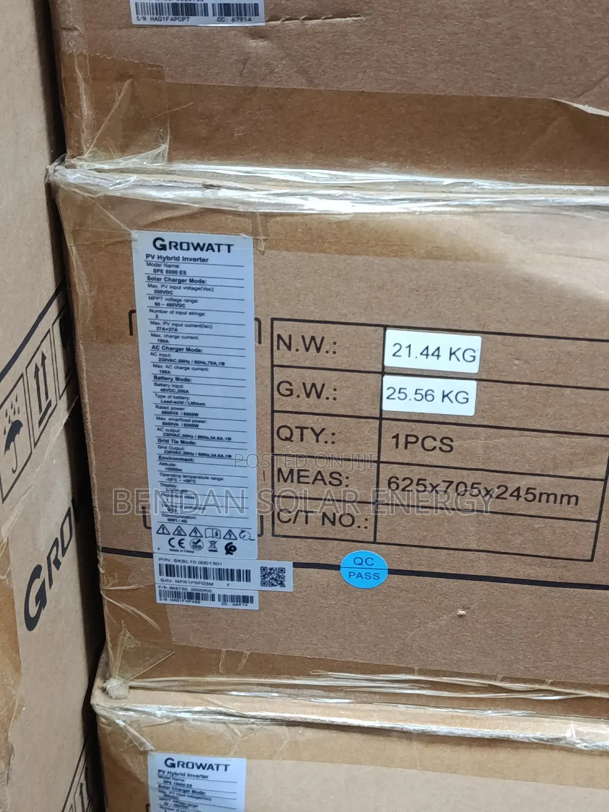 8kva Growatt Solar Inverter – 48v, Dual Mppt, Smart Power Management