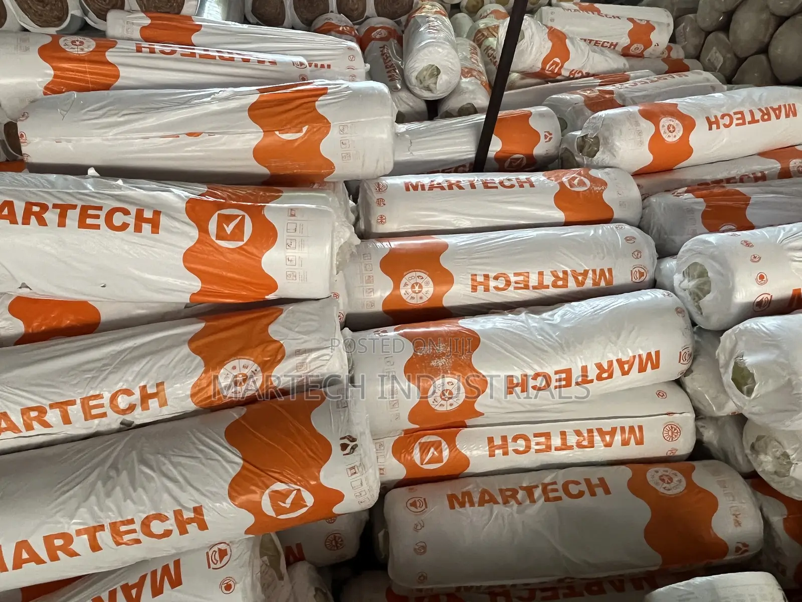 Martech Glasswool 25mm With Aluminium Foil –Roofing Insulation|24kg/M3