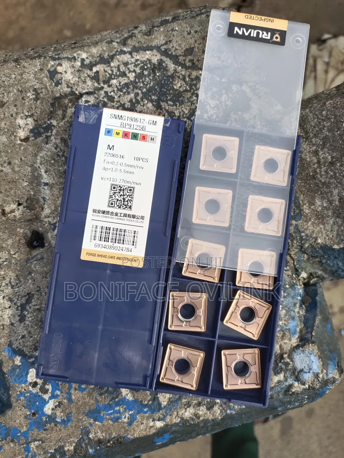 Snmg 190612-gm Insert Tip ( Pkt Of 10pcs)